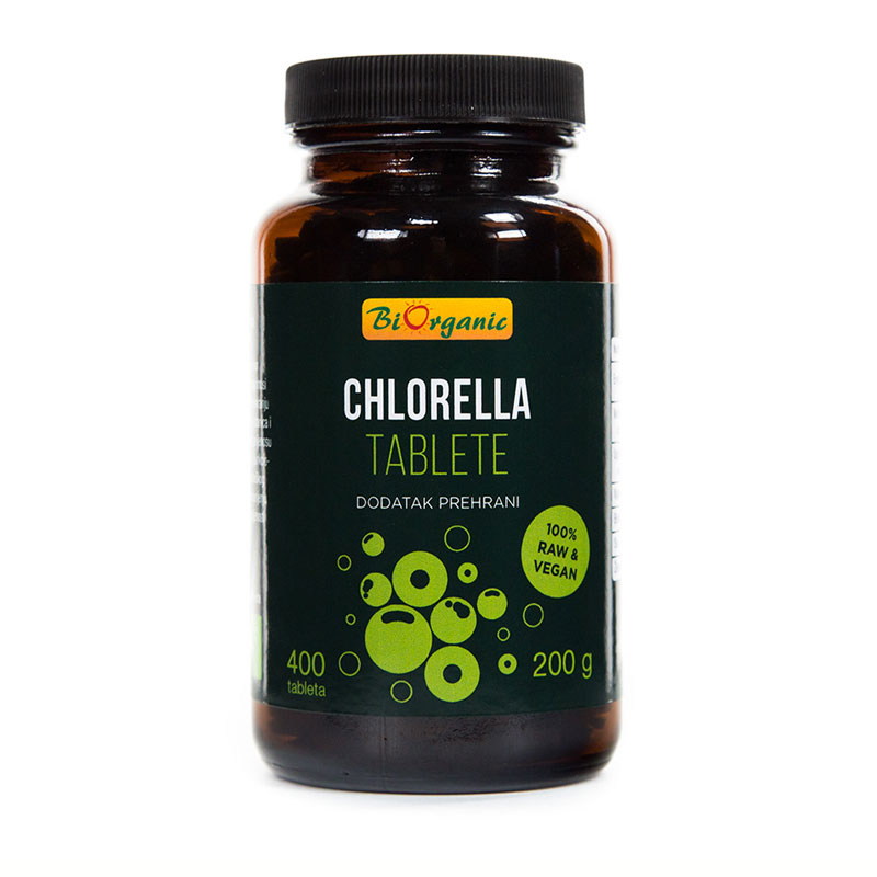 Chlorella tablete, eko,  Bioorganic